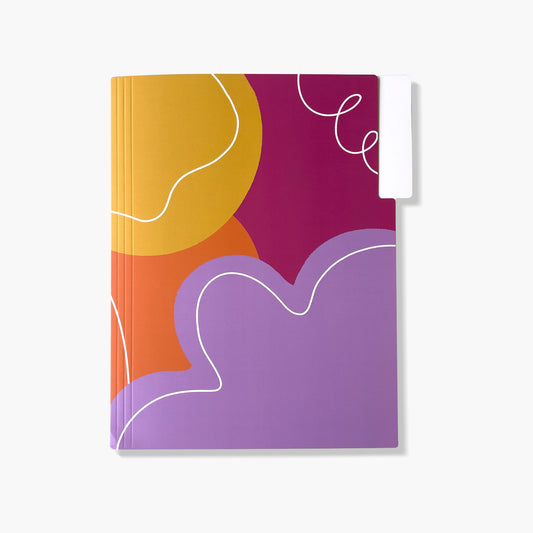 Colorful Abstract Folder