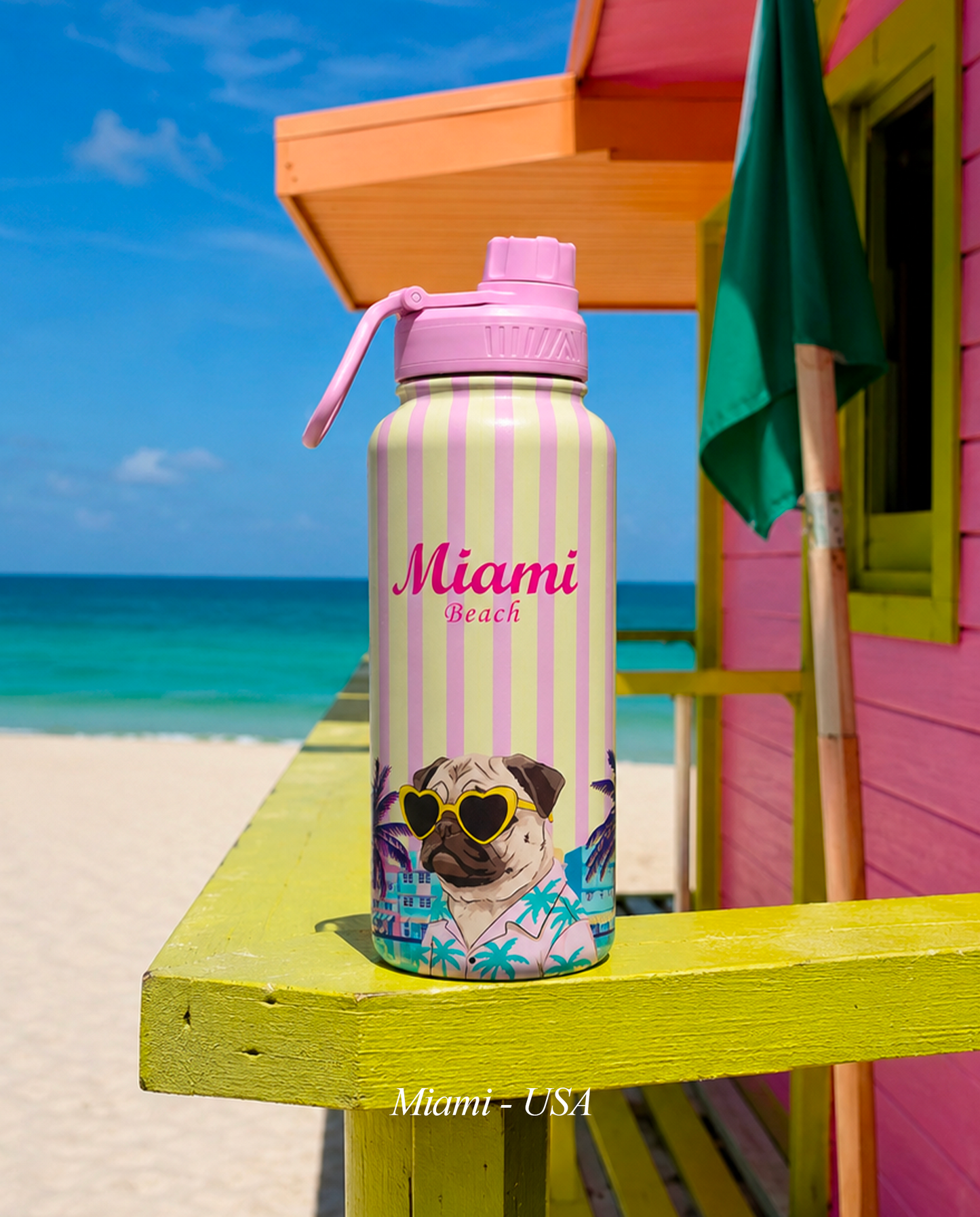 Miami Water Bottle